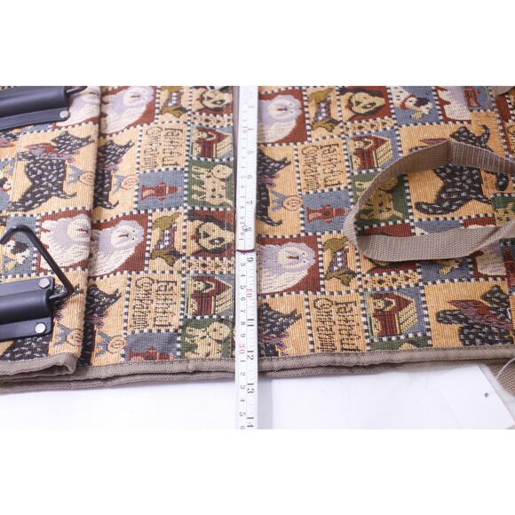 Faithful Companion, Rolling Tote Bag, Funny Dogs, Tapestry, Shopping, Travel - Picture 5 of 5